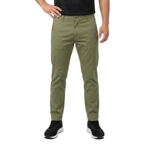 Pepe Jeans Herren Slim Chino Twill Hose, Grün (Militärgrün), 29 W – Ansicht 2