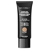 Marcelle Sheer Tint Moisturizer SPF 30, Crème Beige, with Hyaluronic Acid and Aloe, Hypoallergenic, Non-Comedogenic, Fragrance-Free, Paraben-Free, Oil-Free, 40 mL