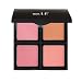 e.l.f. Cosmetics Powder Blush Palette, Four Blush Shades for Beautiful, Long-Lasting Pigment, Light