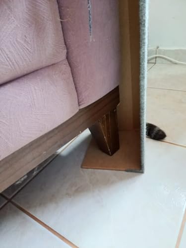 Arranhador para gato de canto de sofá em Fibra de linho Natural 4x mais resistente (Marrom)
