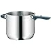 WMF Perfect Plus podstawa kuchenki ciśnieniowej 6,5 l bez pokrywy Ø 22 cm Made in Germany skala wewnętrzna Cromargan stal nierdzewna nadaje się do płyt indukcyjnych