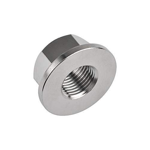 Écrou hexagonal en titane M12 DIN6923 de haute précision pour liaisons mécaniques légères