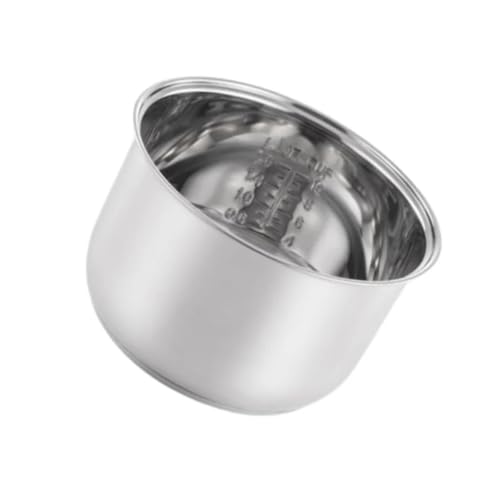 Quixpszto Olla arrocera de Acero Inoxidable 304 de Grado alimenticio, Compatible con el Recipiente Interior de Repuesto Zojirushi NS-WAC18.