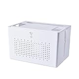 Scatola Portacavi,Scatola Cavi,Mensole For Decoder Tv Box,Mobiletto For Scatole Via Cavo/Router Wifi/Telecomandi/Lettori Dvd/Console Di Gioco,Scatola Contieni Cavi,Nascondi Ciabatte,Nascondi Cavi