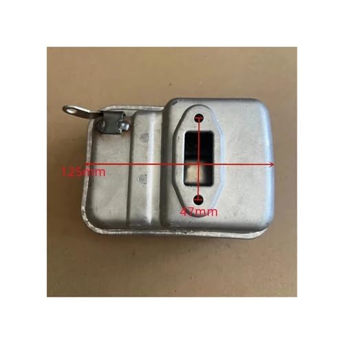 Silenciador de tubo de escape desbrozadora TJ53 KBL53A KBH53 repuesto motor 3
