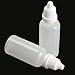 Wowlife Clear 5ml/10ml/8ml/15ml/20ml/30ml/50ml White Plastic Empty Squeezable Dropper Bottles 50 Pcs Eye Liquid Dropper with Caps (30ml)