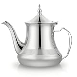 Authentic Moroccan Teapot da 1,4 litri Capacità: perfetto per una varietà di tè, tra cui tè verde, tè nero e tisane. Questo tradizionale set da tè aggiunge un tocco esotico alla tua tavola.