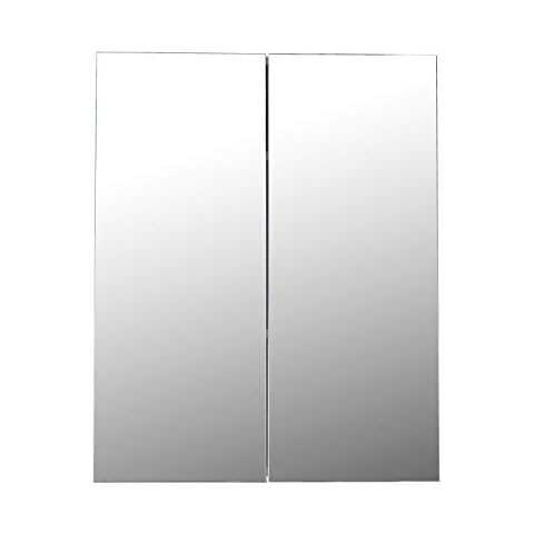 HOMCOM Adjustable Double Door Bathroom Cabinet Cover