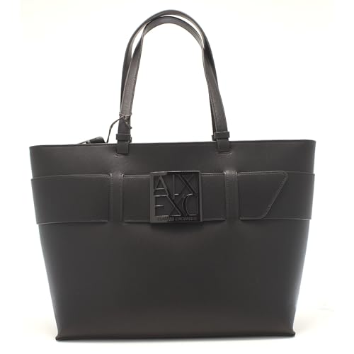 Armani Exchange Essential, Susy, Square Logo, Acquistandom Da Donna, Black, One_Size