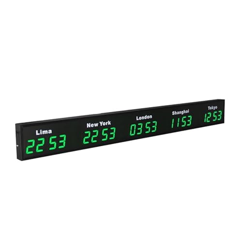 Cronómetro Digital LED Deportivo con 5 Zonas Horarias miniatura 3