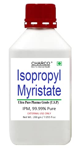 Isopropyl Myristate, IPM, 200gm | Low-Viscosity Emollient, thickening agent, lubricant or moisturizer in beauty products | Professional Makeup, Adhesive Remover (200 Gm) — by CHARCO – Skin To Internal Health®