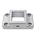 1pcs 3030/4040 Industrial Aluminum Profile Fixed Base Connection Block Support Foot Flange Foot Base Square Foot CNC 3D Parts Linear Motion Guides(4040bidirectional)