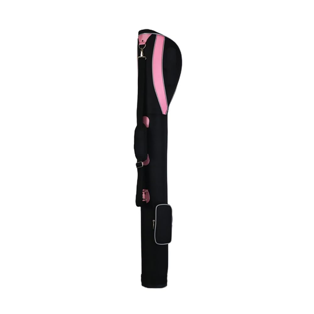 Golftasche Pencilbag 1 Stück Golftasche Golftasche männliche und weibliche Halterungstasche bietet Platz for 7 tragbare Golftaschen Pencilbag Reisebag(Pink)