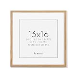 16x16 Oak Wood Picture Frame, 16