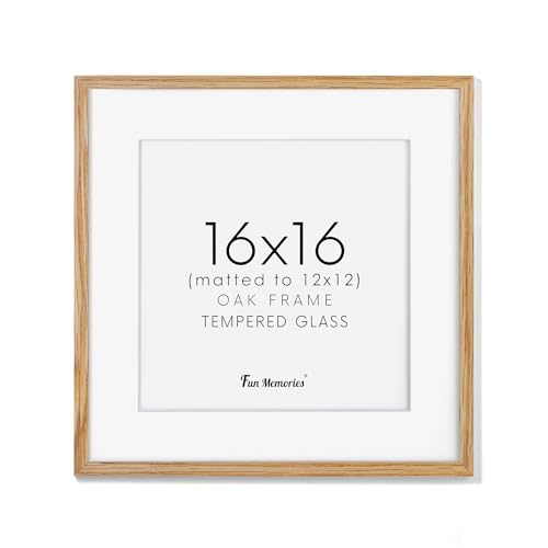 16x16 Oak Wood Picture Frame, 16