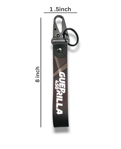 Image of Guerrilla 450 Keychain 25mm Hook Type Bike Keychain Black for Bikes