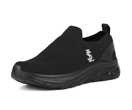 Image of LOUIS STITCH Men's Lightweight Athleisure Sport Shoes | Ultra Cushioned Sole | Slip-On Sneaker and Athleisure Wear | Perfect for Casual, Gym & Travel Wear | LS-AT-FK-