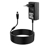 12V 3A 36W Netzteil Adapter 100-240V 50/60Hz AC/DC Universal Transformator mit 5.5mm x 2.1mm Stecker, 1M Steckernetzteil 12V 3A für LED Router Monitore CCTV Kameras, 36W Netzgerät Schwarz