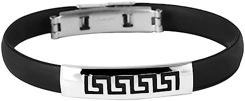  Edelstahl Akzent Armreifen 5030268 - Mode für Moderne, Stretch Kautschuk Muster
| Akzent Armreifen Edelstahl 5030268 - 