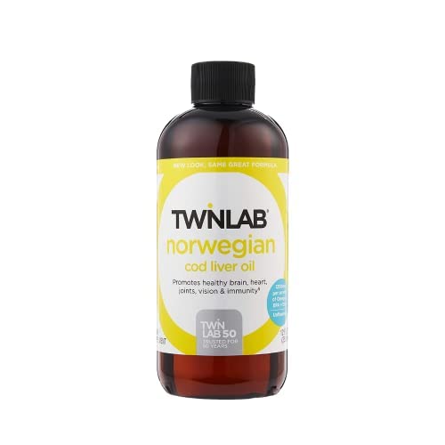 Twinlab Norwegian Cod Liver Oil - Supports Heart Health, Joint Health, And Brain Health - 12 Fl Oz #TOP18