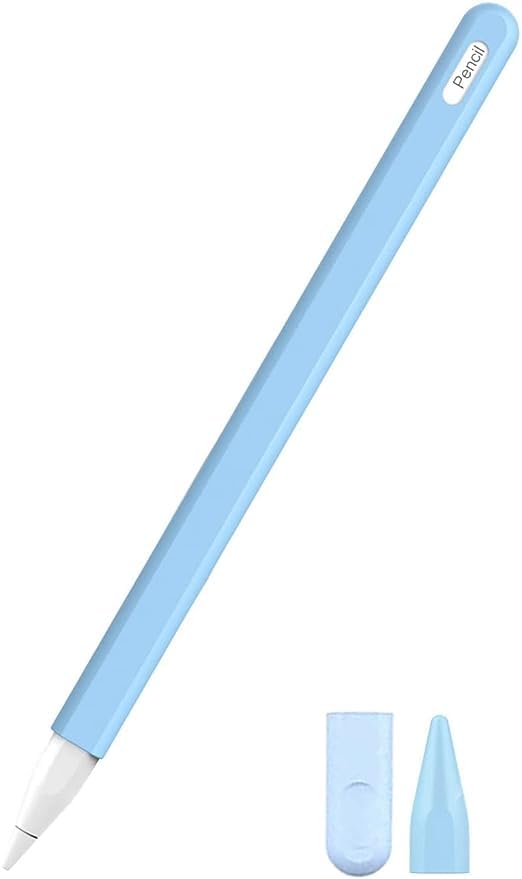 Meyaar Silicone Case for Apple Pencil 2nd Generation with Nib Cap Protect & Enhance Your Apple Pencil with Our Silicone Cover Compatible with iPad & ipad Pro 11,12.9 inch (Sky Blue) (B0D1ZJ9B3Q) Amazon Price History, Amazon Price Tracker