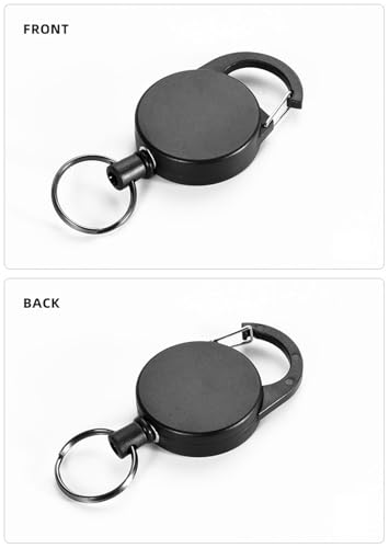 Porte-clés rétractable solide pour éviter la perte de badges - 4