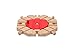 maxim enterprise, inc. Wood Railway Turntable, 8-Way Turn Table for Roundhouse, Wooden Train Track Accessories for Kids Ages 3 and Up, Compatible with Thomas & Friends, Major Brand Wooden Railways