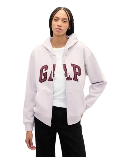 Image of GAP Women's Logo Hoodie Hooded Full Zip Sweatshirt