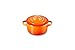 Le Creuset Stoneware Petite Round Casserole, 8-Ounce, Flame
