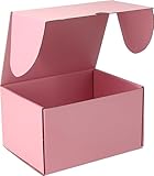 Lmuze Pink Shipping Boxes for Small Business Pack of 15-12x9x6 inches Cardboard Corrugated Mailer Boxes for Shipping Packaging Craft Gifts Giving Products