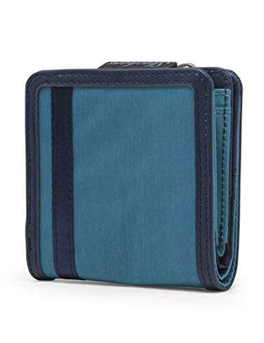 Skechers Women's Rfid Blocking Small Wallet With Coin Pocket Travel Accessory-Bi-Fold, Aqua, One Size #TOP2