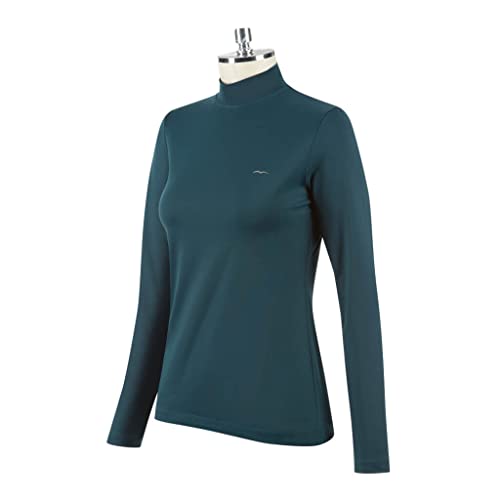 T-shirt col haut femme manches longues avec tour de cou élégant AN_DULLIP Animo