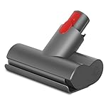 MoPei Mini Motorized Brush Tool for Cleaning Mattresses Upholstery and Stairs, Compatible with Dyson V7 V8 V10 V11 V15 Vacuum Cleaner, Nickel
