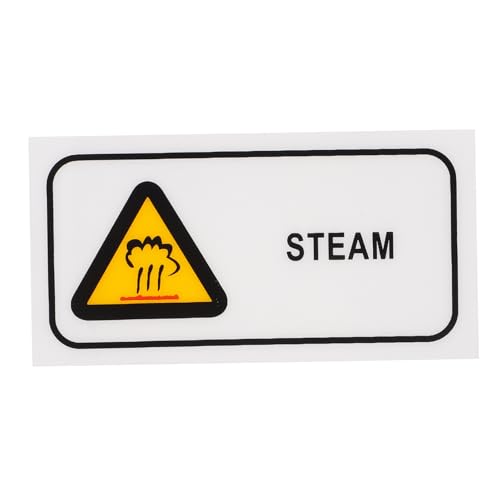MAGICLULU Adesivi Avviso Superficie Calda in Pet Impermeabili Per Macchinari Industriali Etichette Alta Temperatura Vapore Segnaletica Sicurezza Ustioni Per Ambienti Di Lavoro