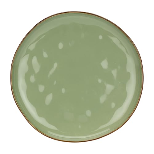 Rose e tulipani Concerto Verde Oliva Piatto Piano Cm. 27