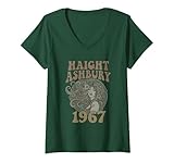 Photo Gallery donna haight ashbury 1967 camicia vintage hippie summer of love tee maglietta con collo a v