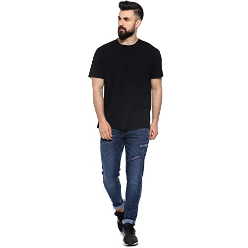 Image of CAHOOT Men's Denim Jeans for Regular Wear | Denim Fabric | Slim Fit | Jeans Crafted with Comfort Fit and High-Performance for Everyday Casual Wear