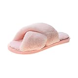 HUSHUI Forro Estilo Invierno Pantuflas,Pantuflas Pantuflas c