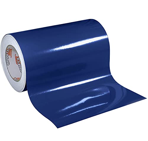 Rouleau de vinyle Oracal 651 bleu foncé pour marquage extérieur