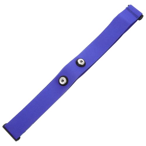 ABOOFAN Correa de Pecho del Monitor de Frecuencia Cardíaca Ajustable de Nylon Azul, Banda Deportiva Multifuncional Anti-Desgaste para Ciclismo y Paseo Perros