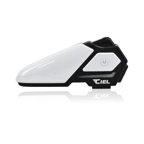 シエル(CIEL) T10 ソフトクレヨン アーバンベーシックインカム コンパクト 3人グループ通話 バイク用 インカム Bluetooth CL-T10S-WH