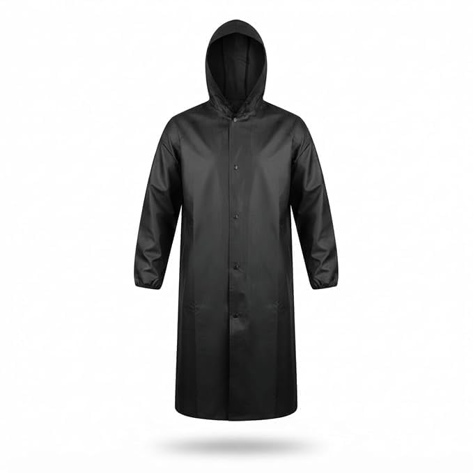 (3 years warranty Waterproof Hooded Raincoat for Men and Women Lightweight Rain Wear Jacket with Adjustable Hood Breathable Travel Hiking Camping Cycling Outdoor Commuting Protection-image-48