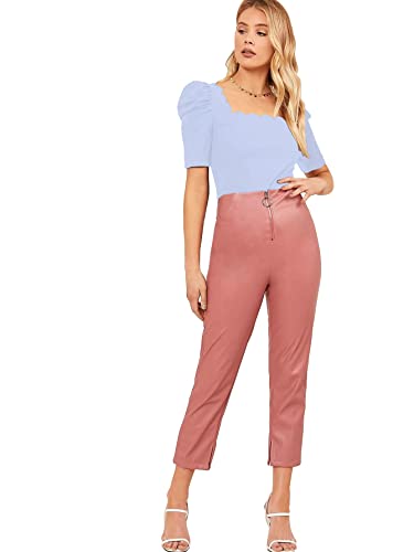 Image of Shasmi Women's Polyester Solid Slim Fit T-Shirt