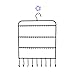 Scaffale Supporto per orecchini, Ganci per gioielli Ganci appesi Organizzatore, Collana nera Espositore a sospensione con pendente, gioielli appesi, anelli, bracciali Camera da Letto ( Size : 1pc )