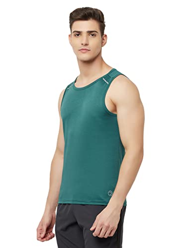 Image of TRUEREVO Men's Light Weight Dryfit Sports Tank Top Vest with Reflective Details for Running, Gym & Training