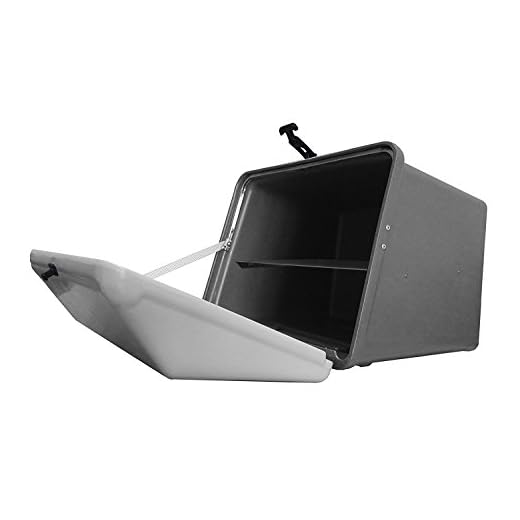 Portaequipajes Moto baúl Reparto Gris con Bandeja y Reflectantes homologados