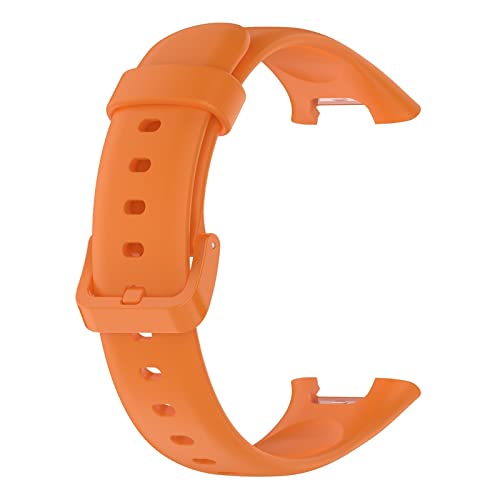 KAREN66 Armband Kompatibel mit Xiaomi Mi Band 7 Pro Armband Silikon Wasserdicht Ersatzband f&uuml;r Xiaomi Mi Band 7 Pro, Damen Herren (Orange)