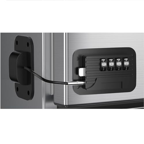 Image of Refrigerator Fridge Freezer Door Lock with Password, Child Proof Door Lock for Kitchen Refrigerator, Cabinets and Drawers, Closets, Windows