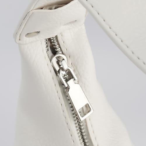 Image of Crescent Shoulder Bag for Women - Black Small Handbag With Only Two 'Purses' Detached