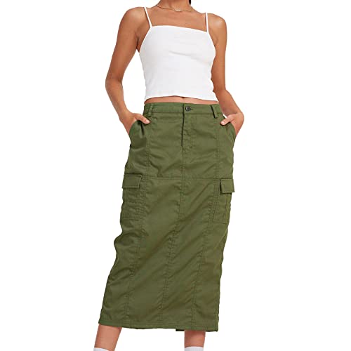 Amazon.com: Cargo Skirt for Women Gothic Y2k Skirts with Pocket